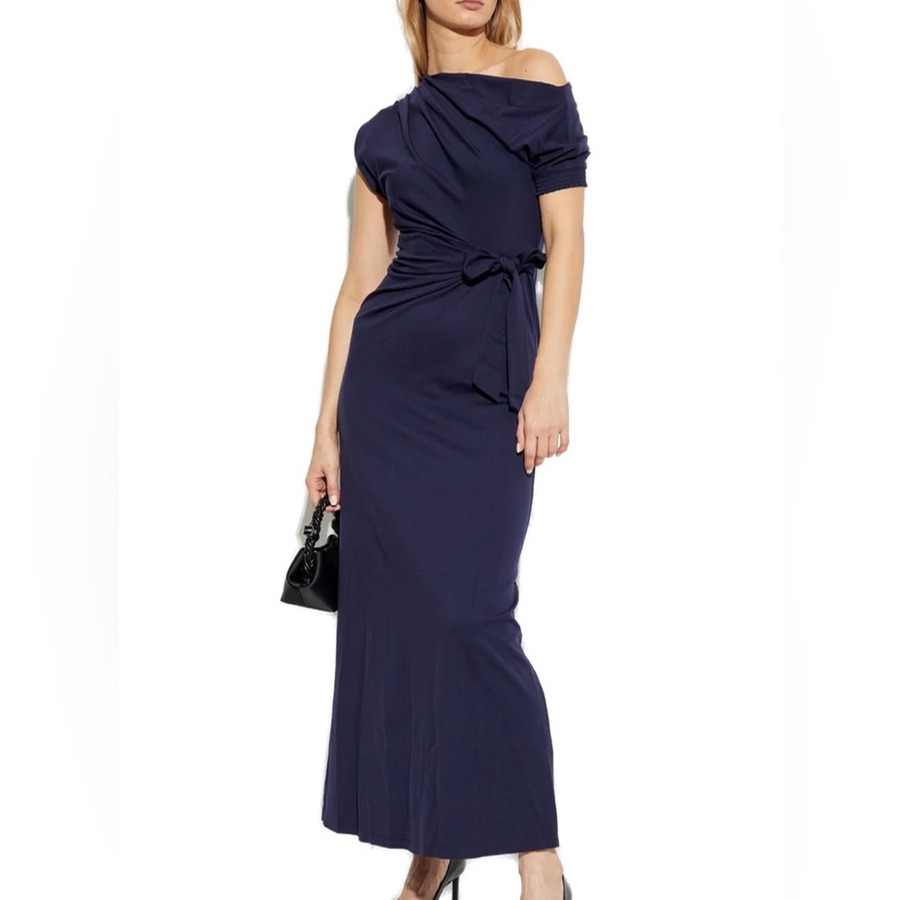 Diane von Furstenberg Ruched One-Shoulder Dress (Avi Dress)